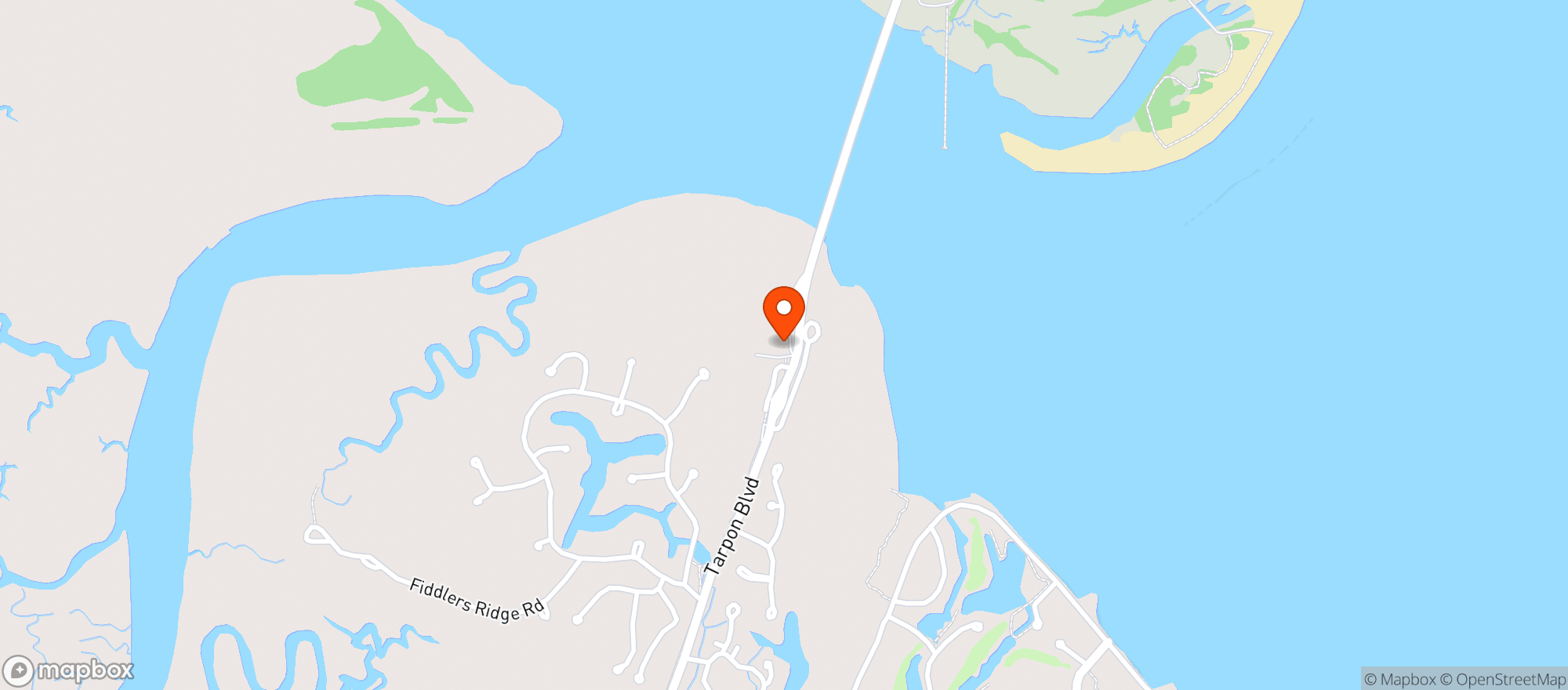 Map showing Springtide Market