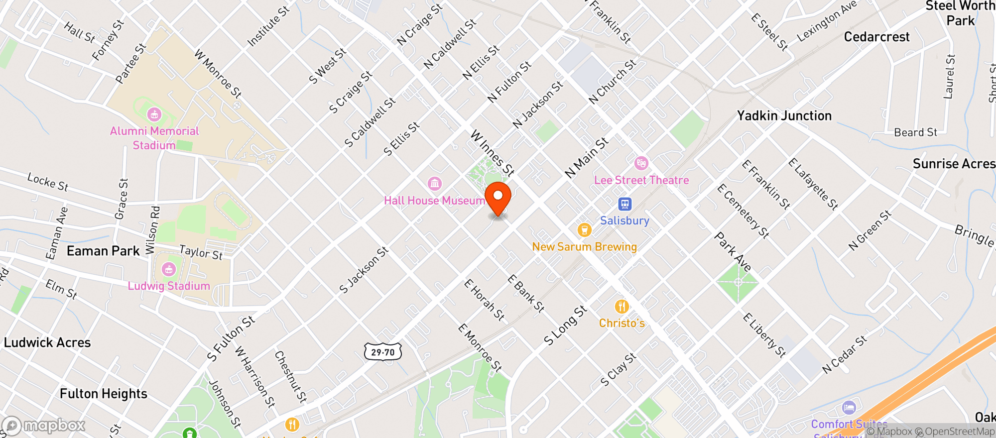 Map showing Go Burrito