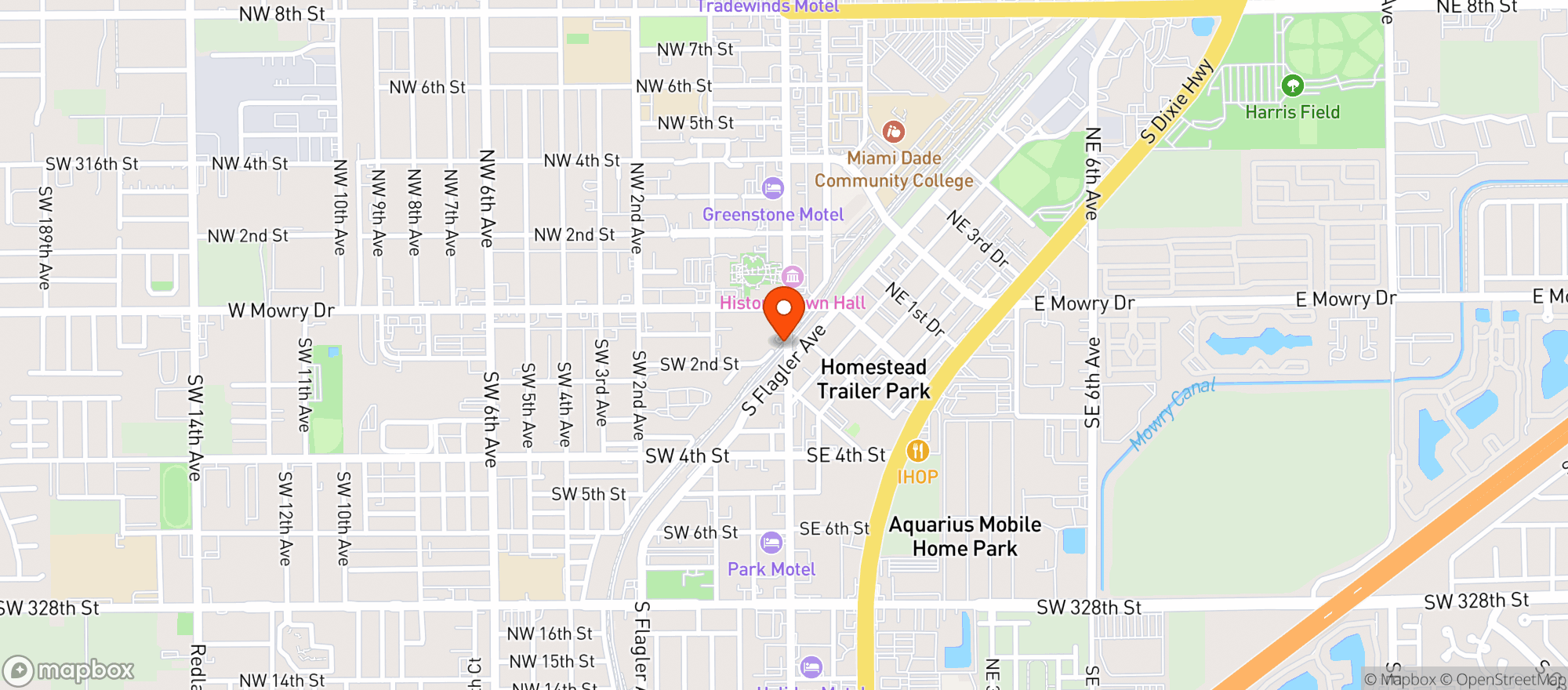 Map showing Evo Entertainment