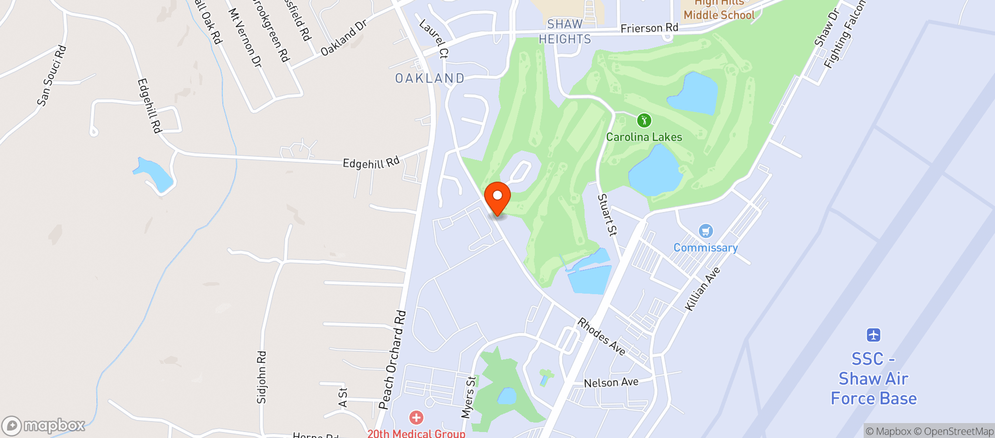Map showing Gnc