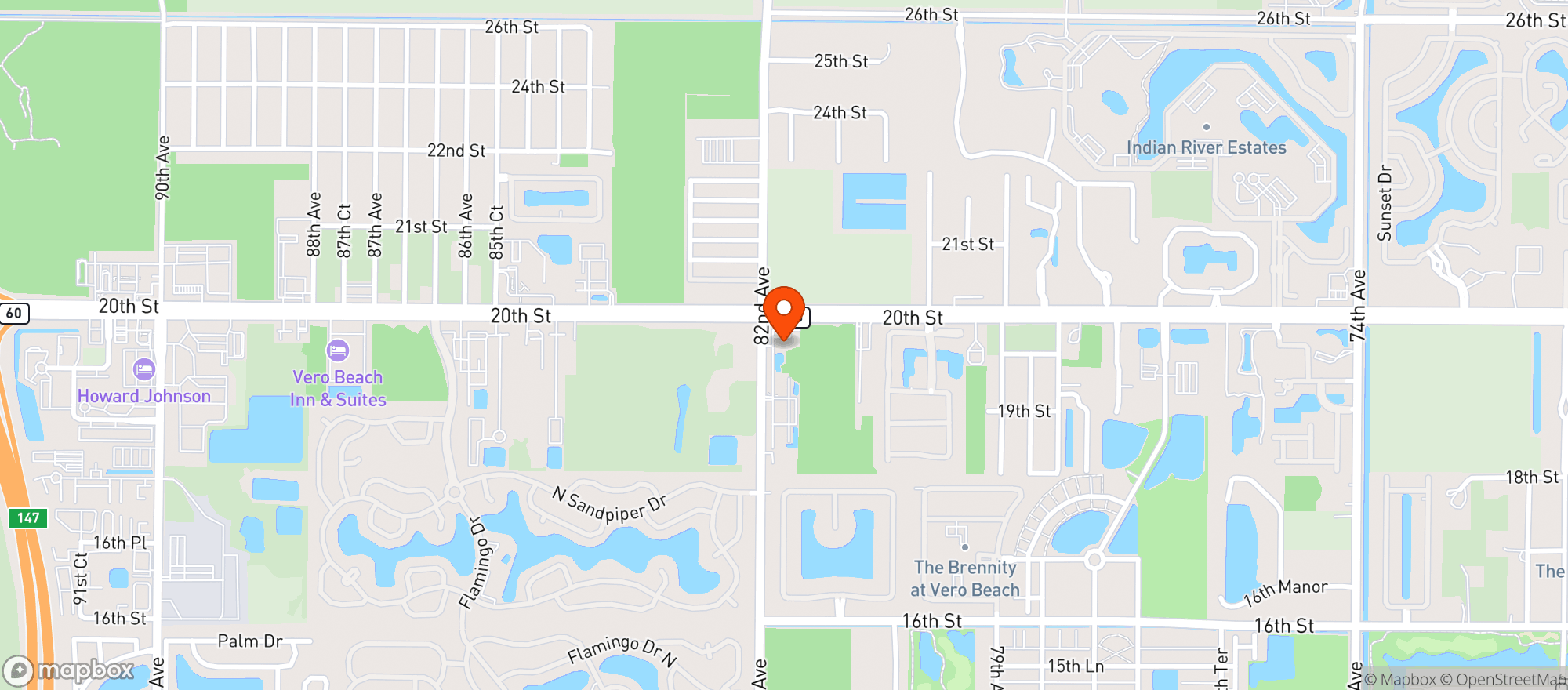 Map showing Bp Food Store