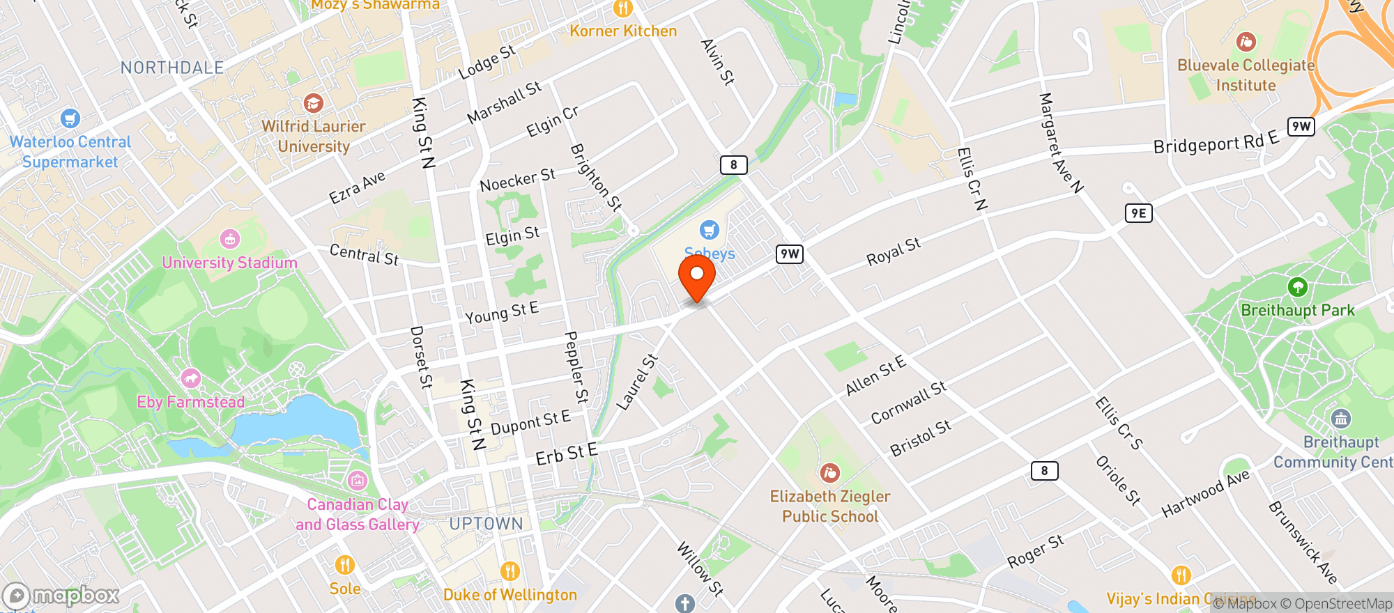Map showing Fiddleheads Health & Nutrition