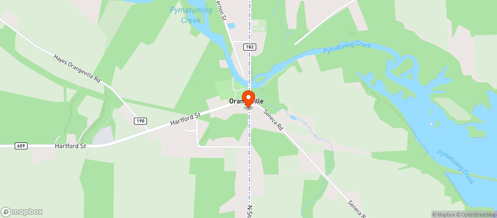 Map showing Wilsons General Store & Deli