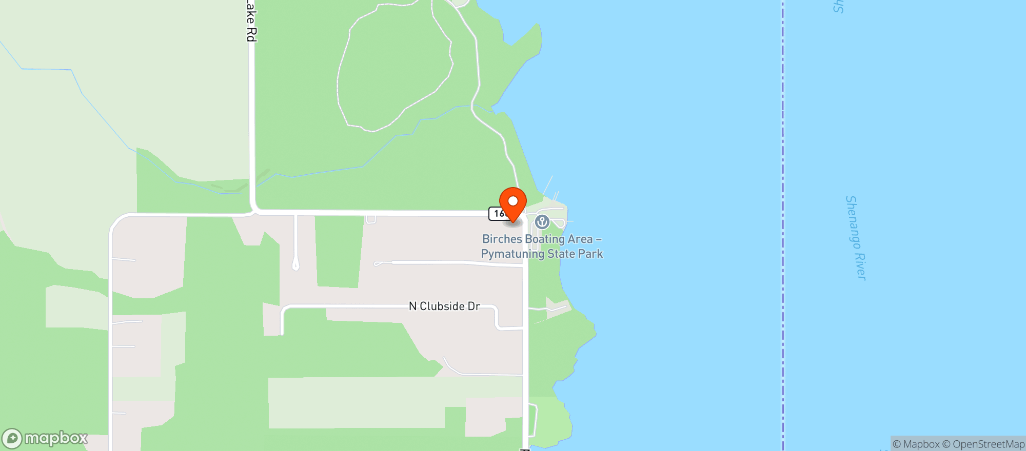 Map showing Duck & Drake