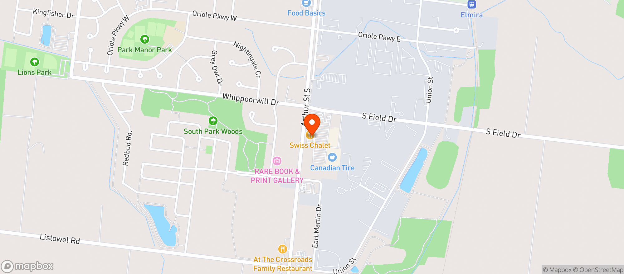 Map showing Foodland 6358