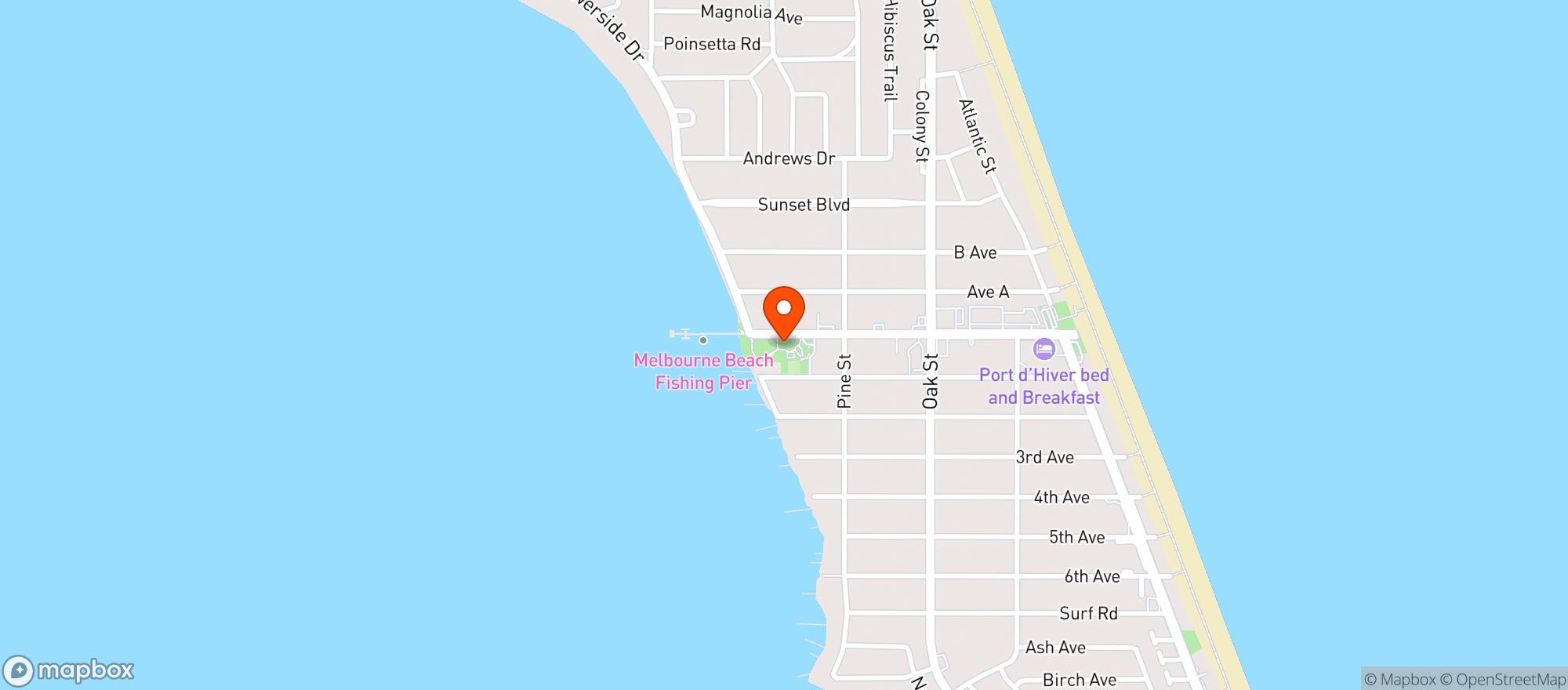 Map showing Winn Dixie #2568