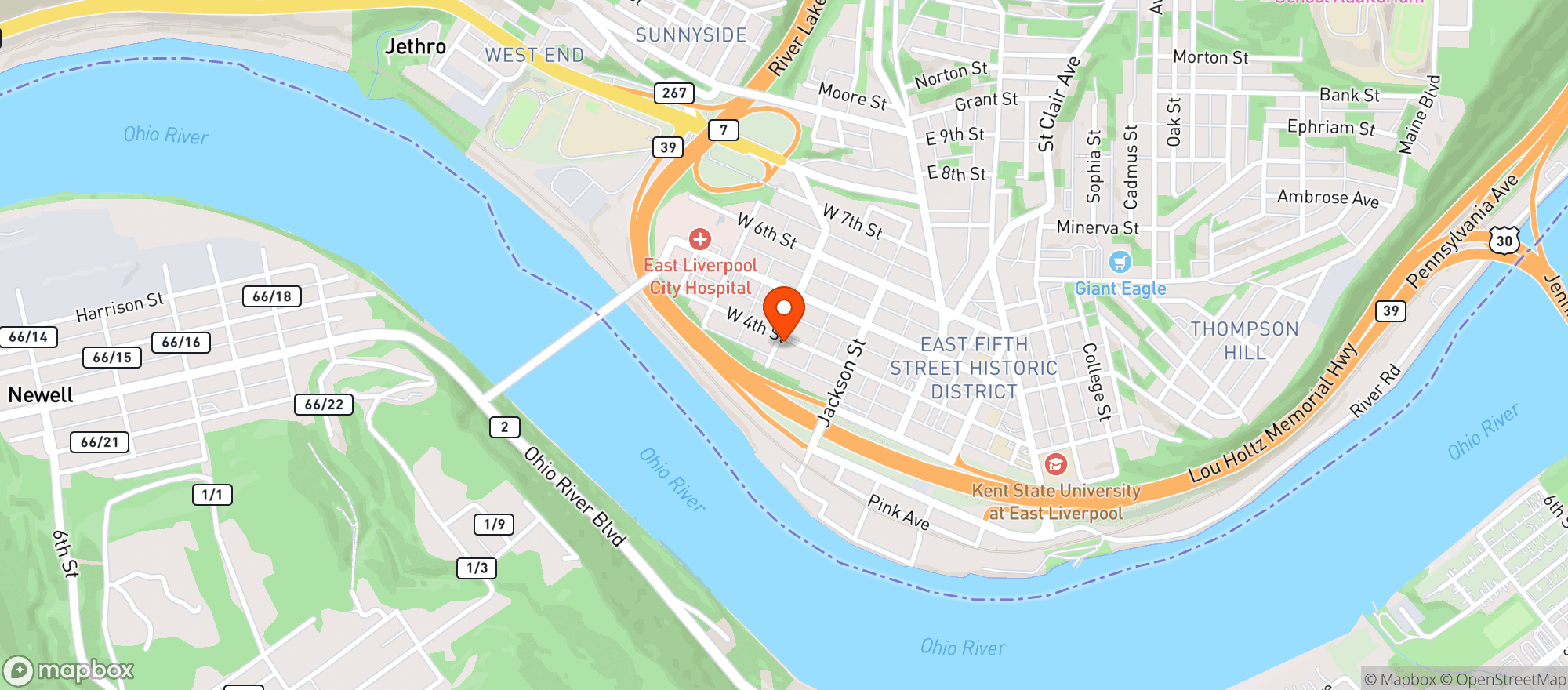 Map showing Rayls Market