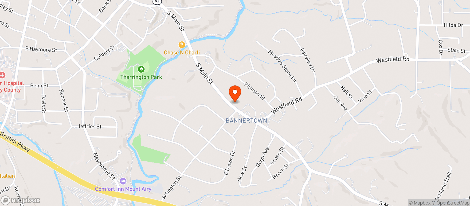 Map showing Best Buy 4 (S Main St)
