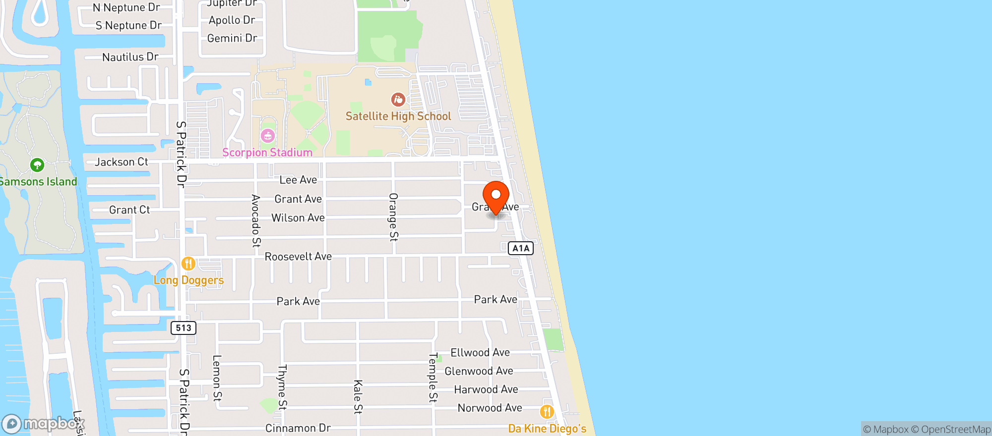 Map showing Bayside Petro Inc