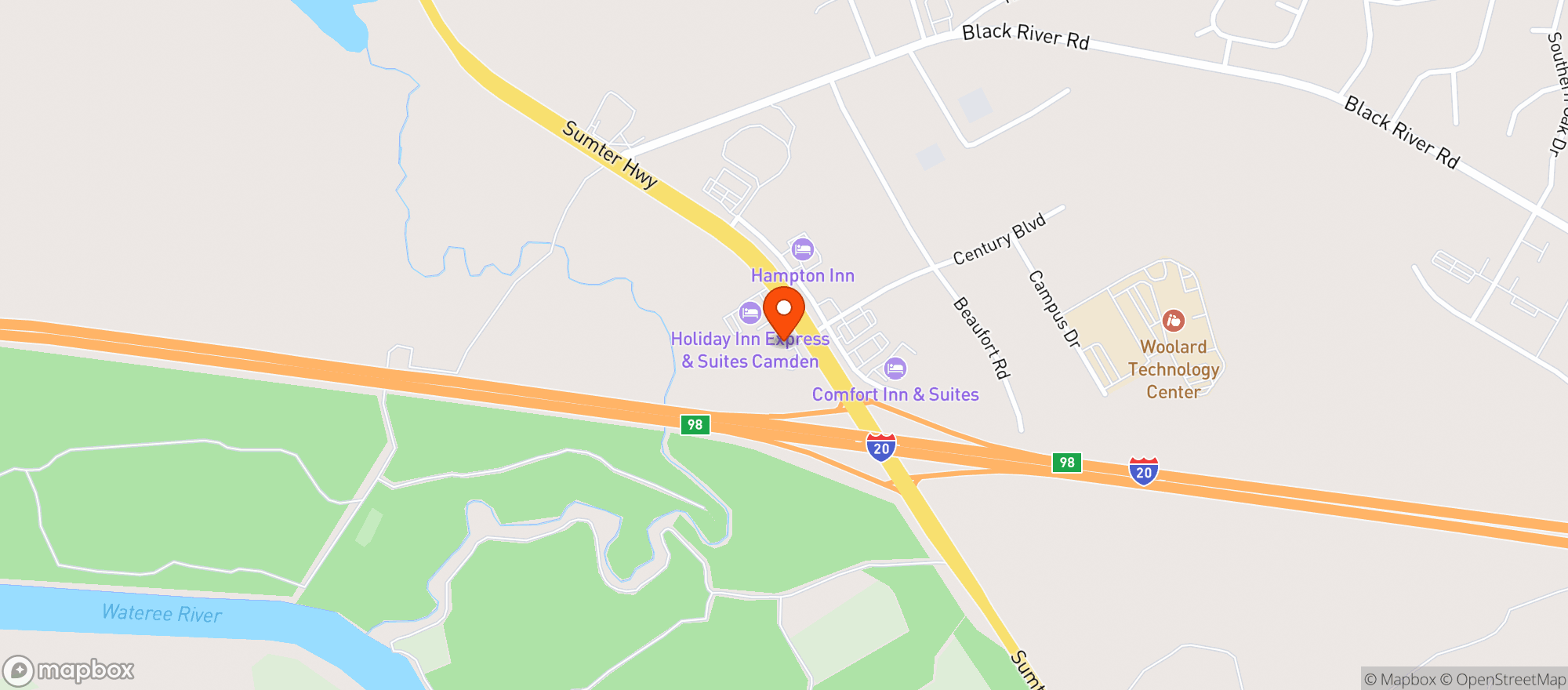 Map showing Circle K #3238 (cola)