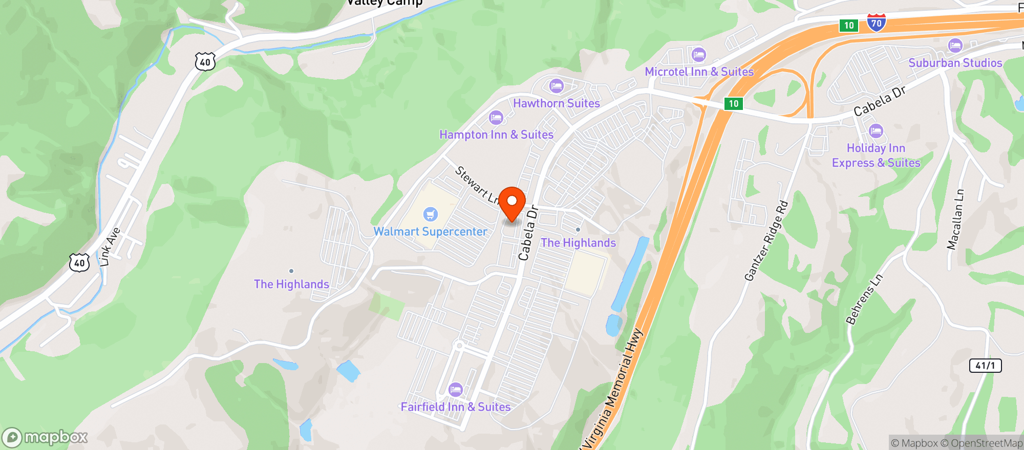Map showing Smoker Friendly #41