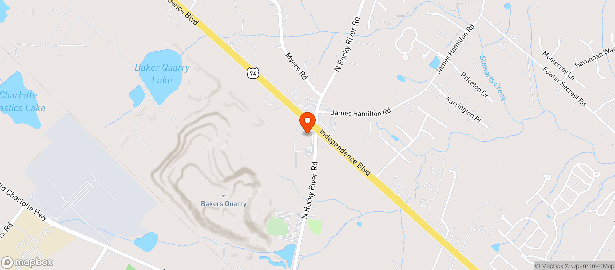 Map showing Circle K #2723045