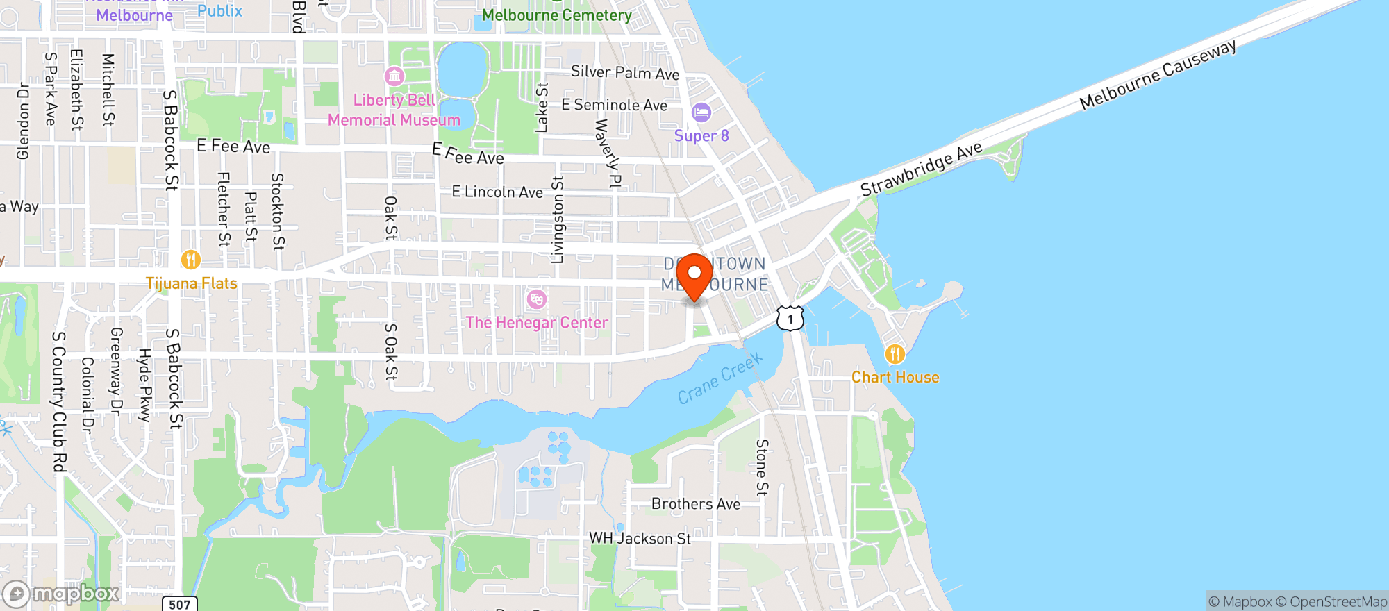 Map showing Iron Oak Post