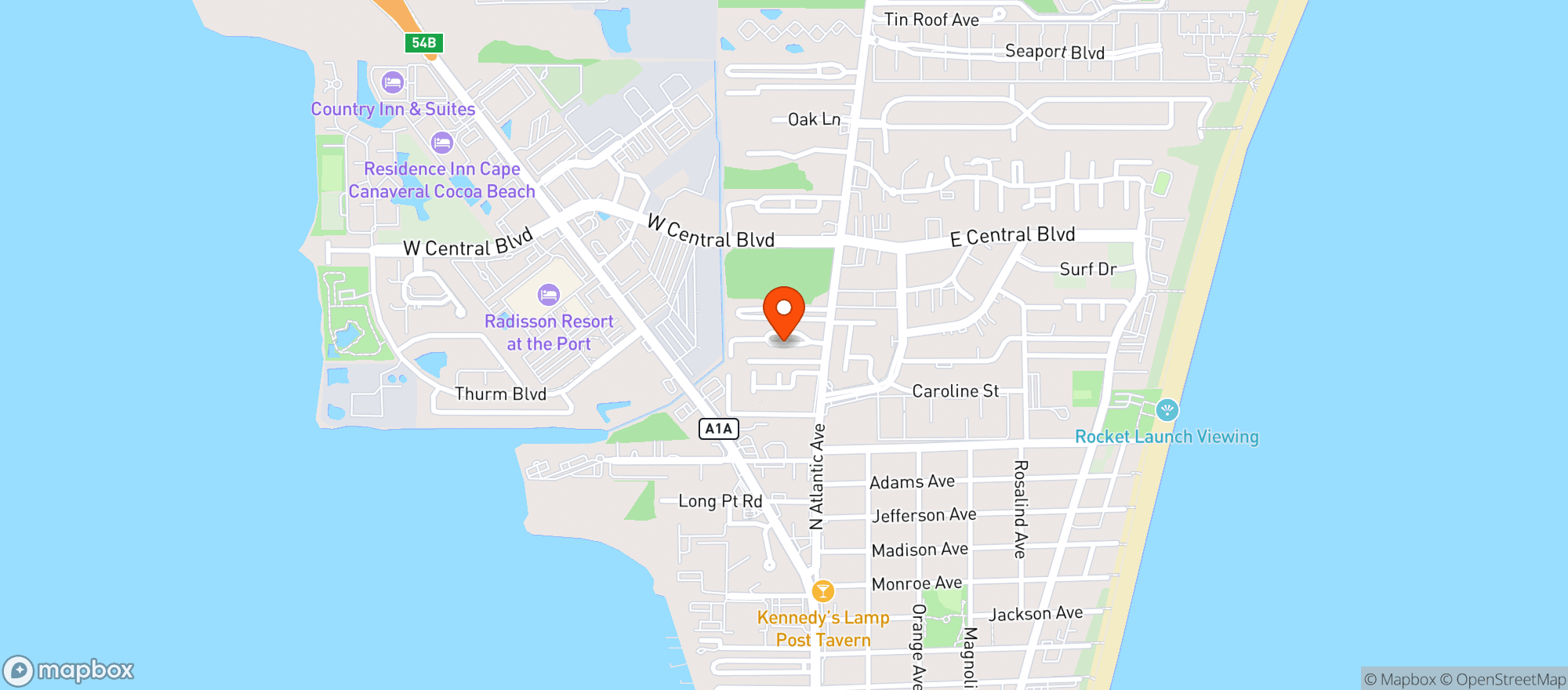 Map showing Abc Liquors  #155