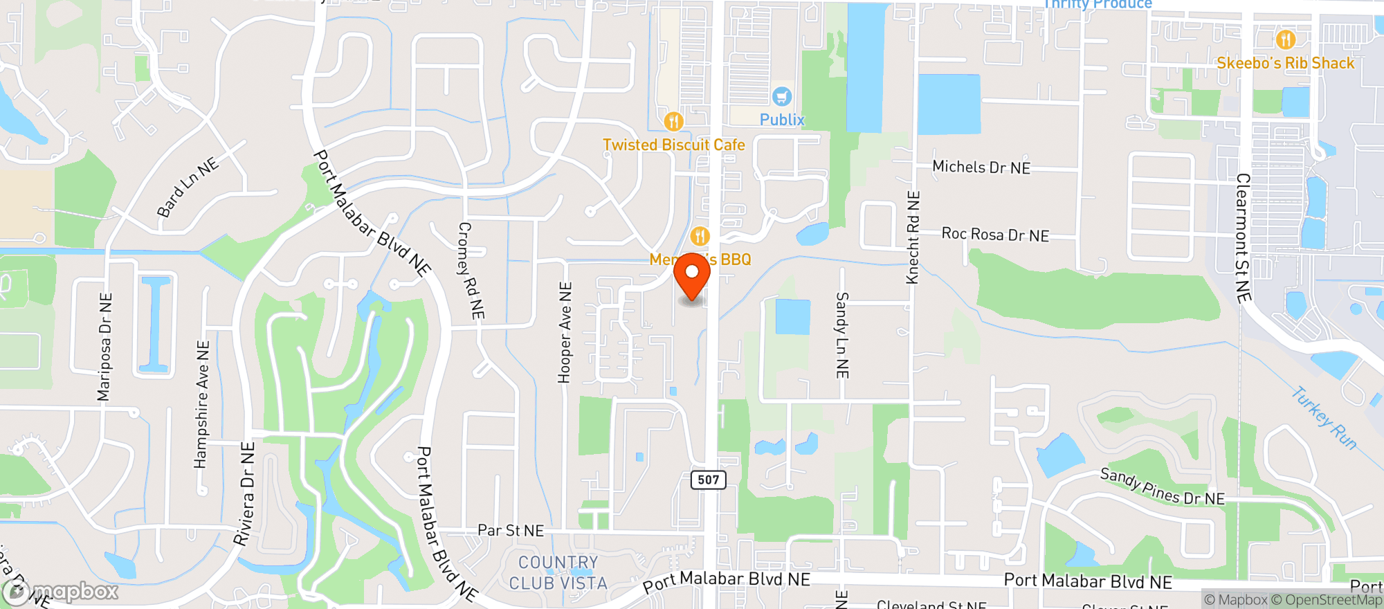 Map showing Abc Liquors #006 (700019892)