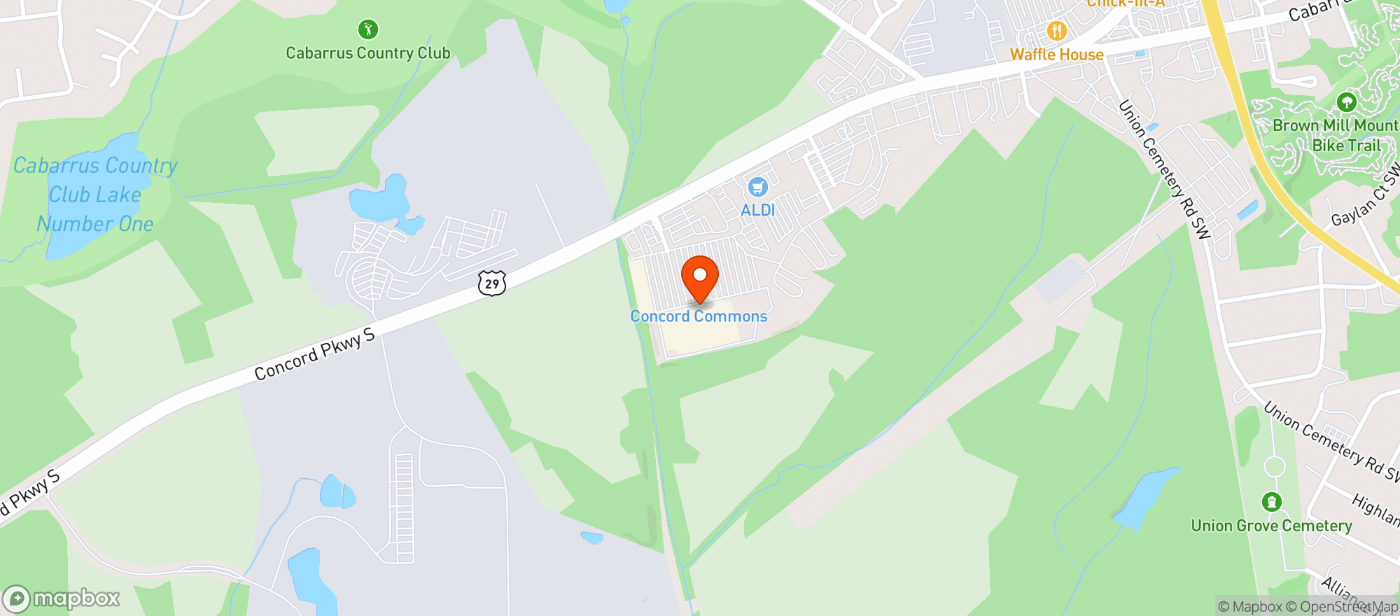 Map showing Walmart Supercenter