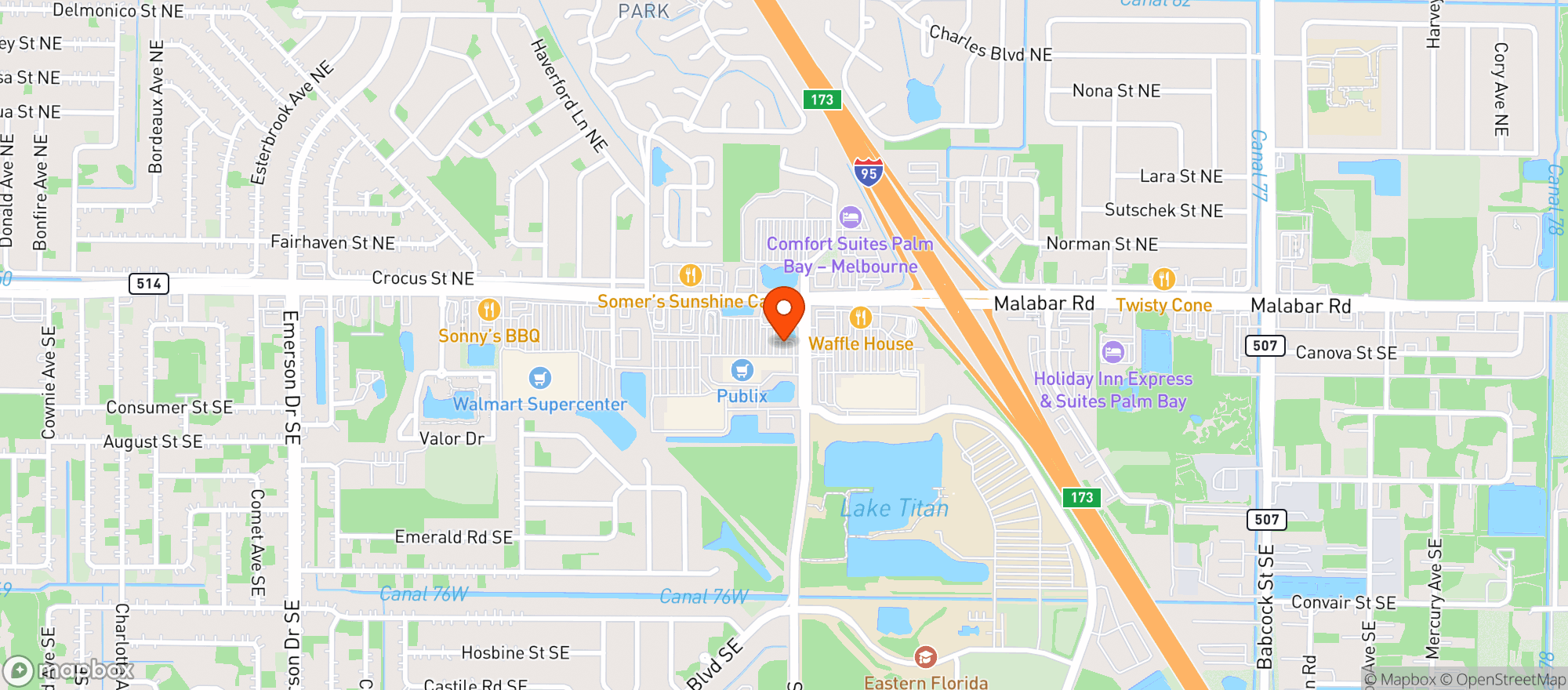 Map showing Paradise Health & Nutrition
