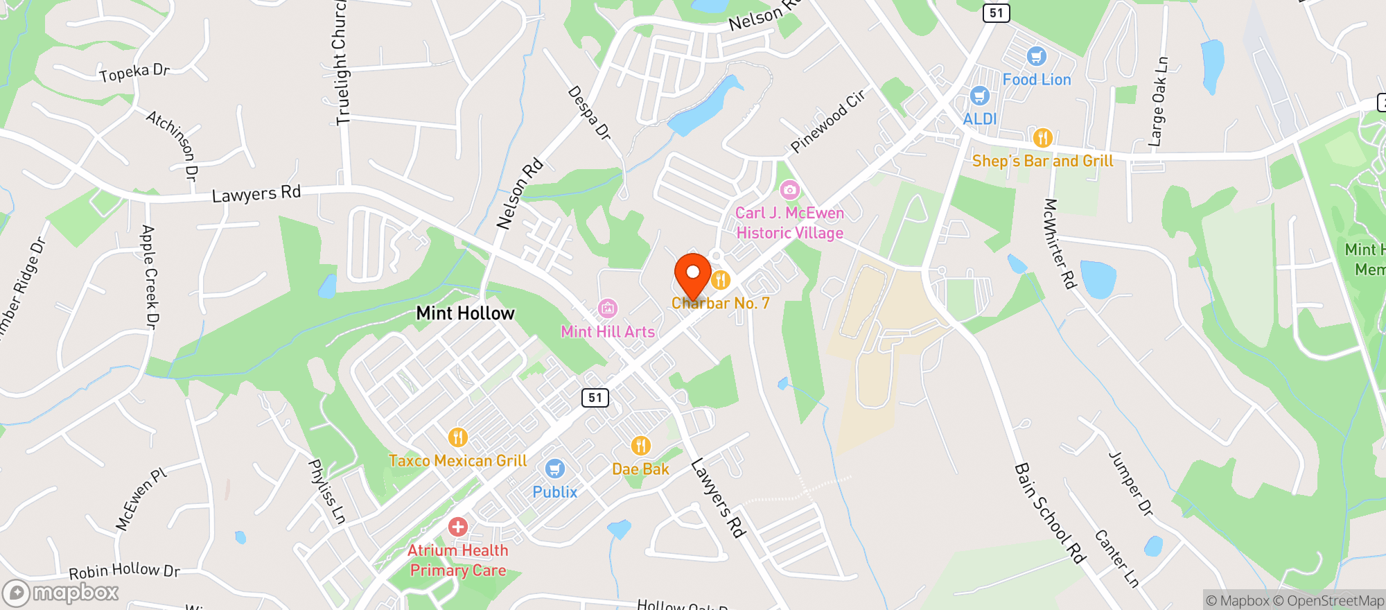Map showing Panzu Brewery