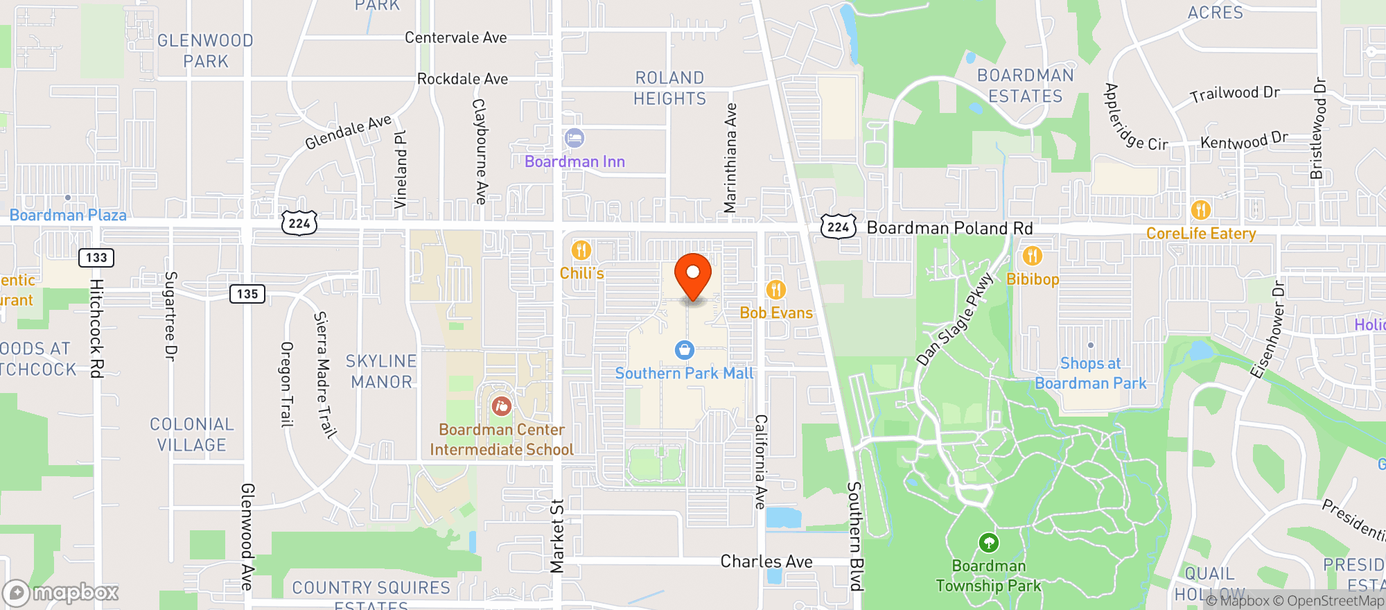 Map showing Gnc