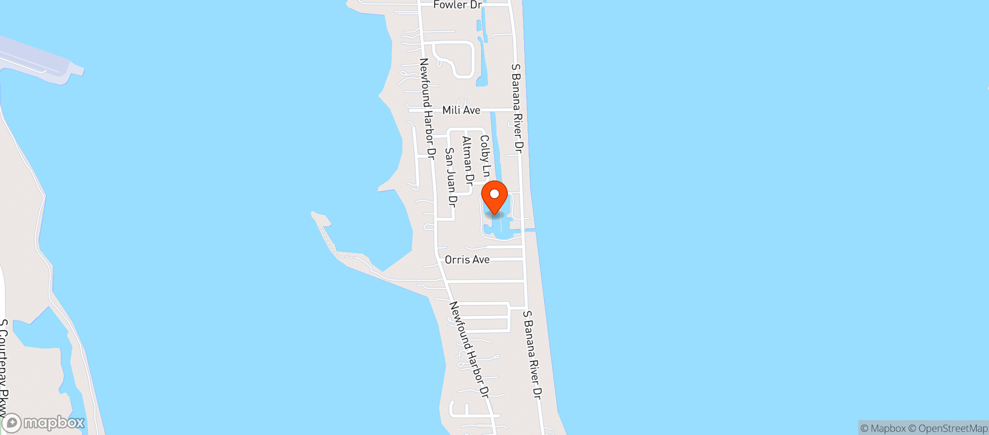 Map showing Marker 24 Marina #0