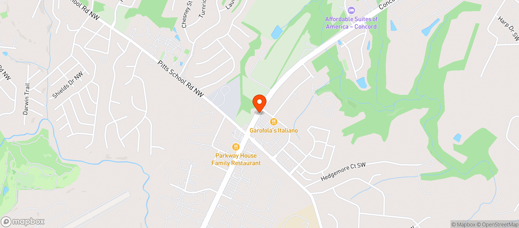 Map showing Food Lion