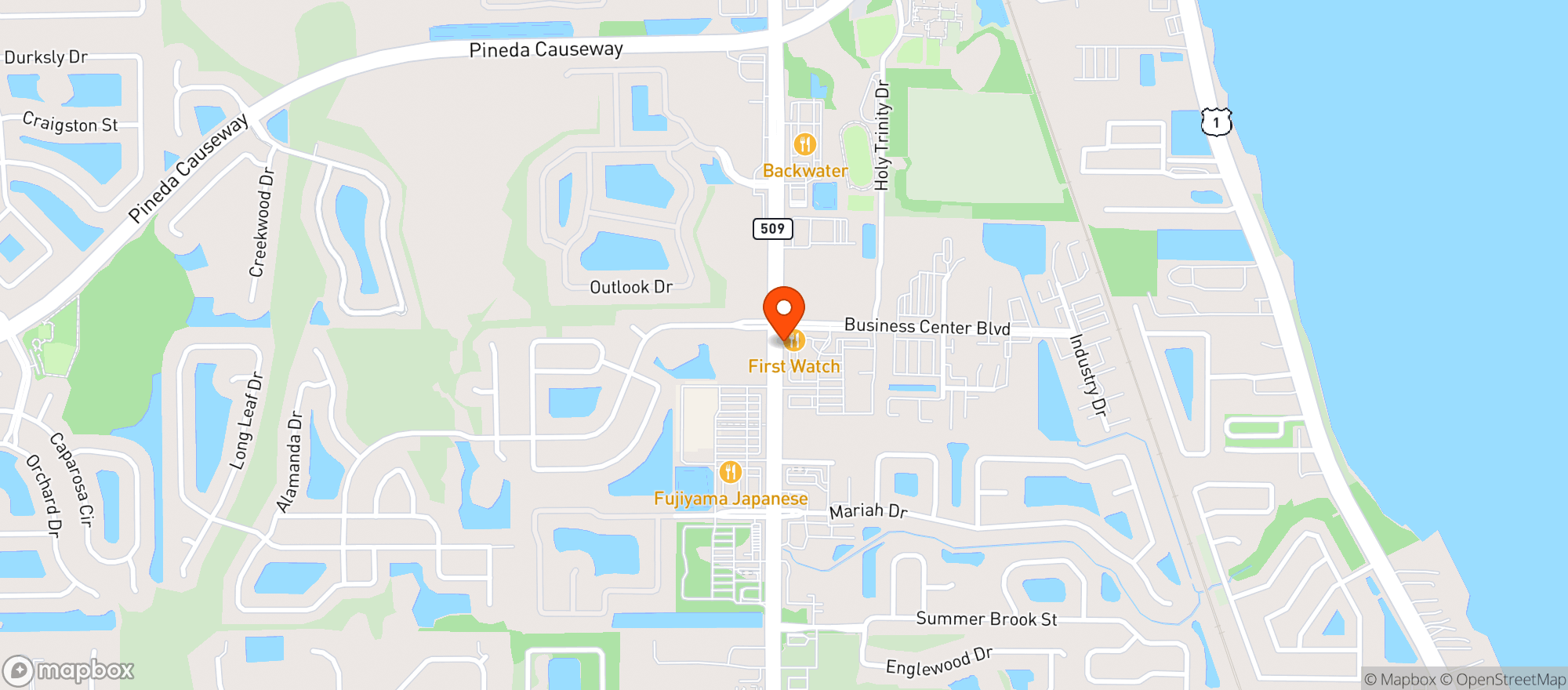 Map showing Sprouts Farmers Market