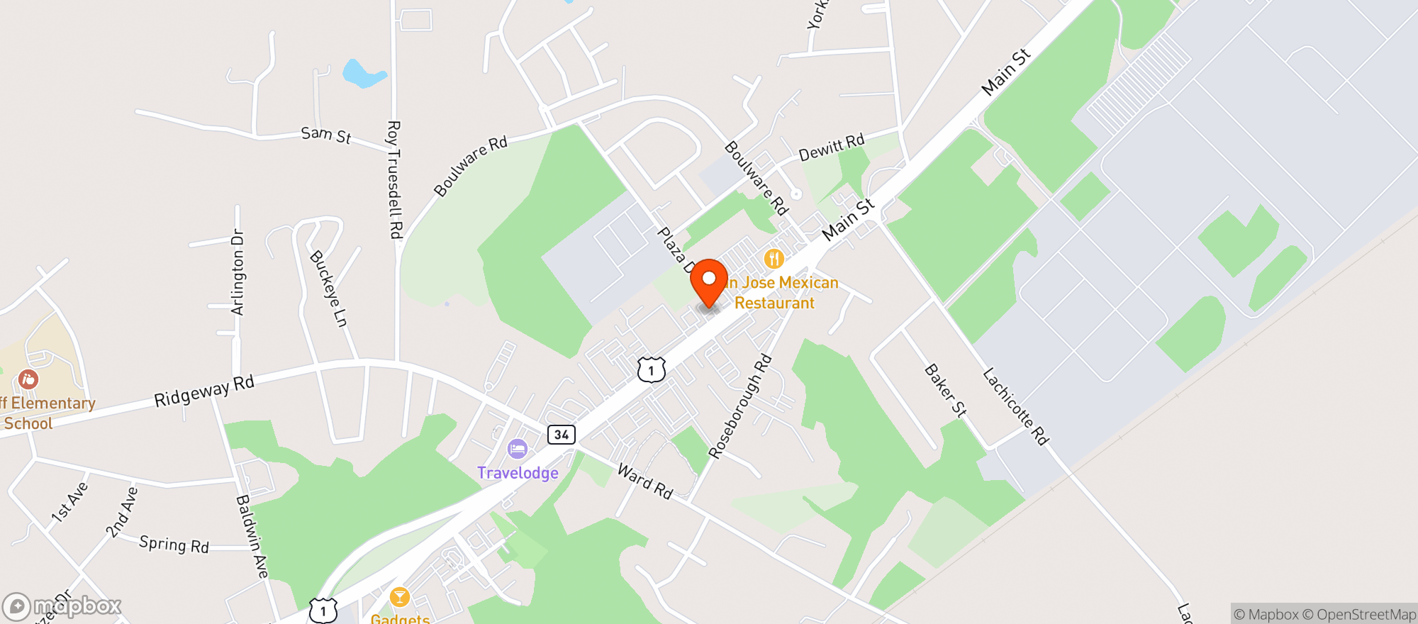 Map showing Sm Mart (Cola)