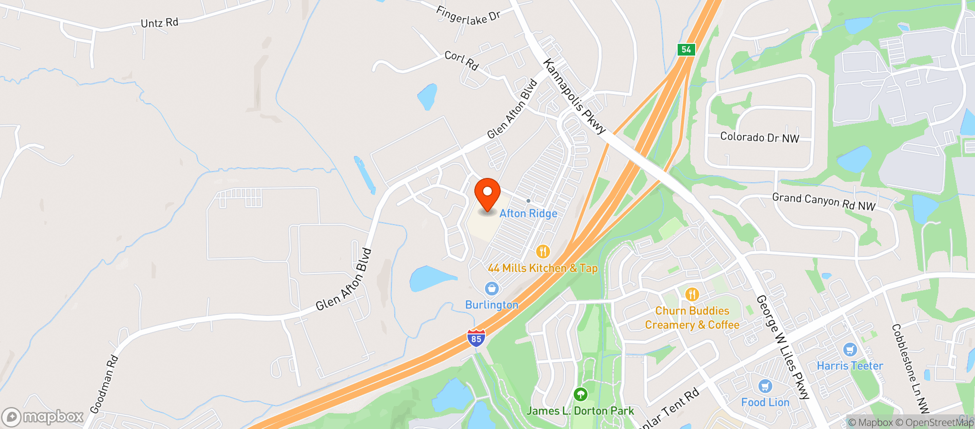 Map showing Target