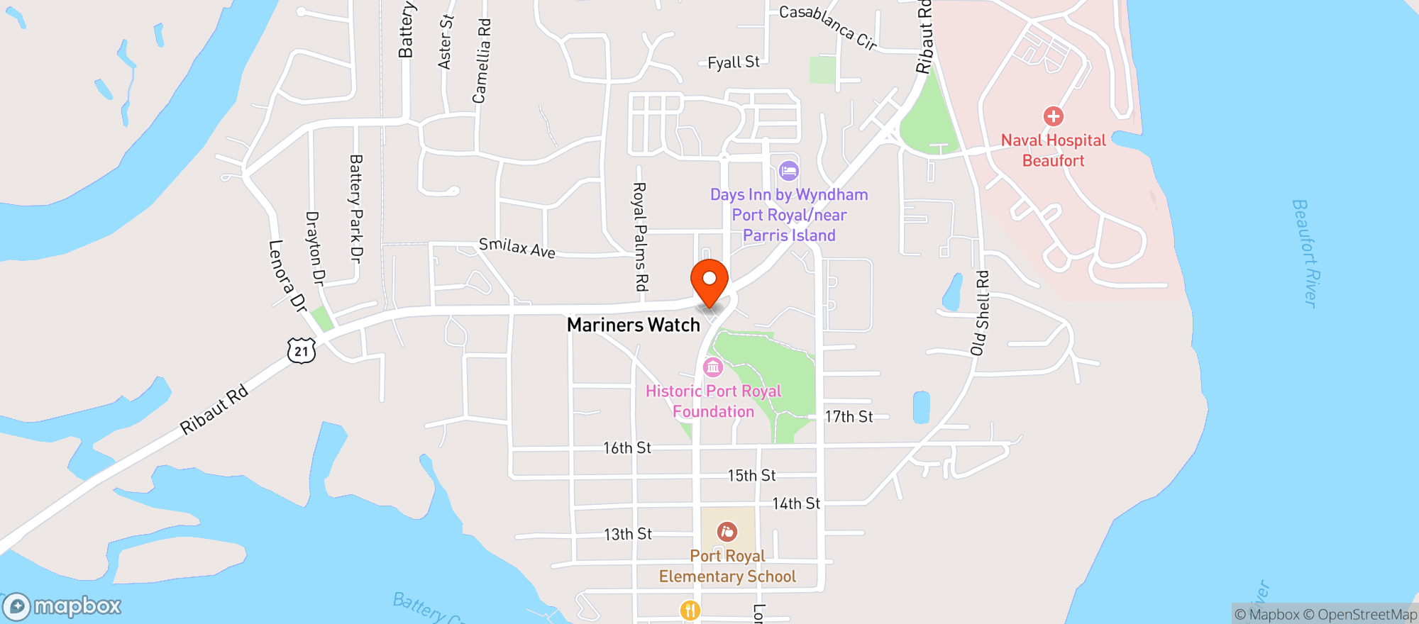 Map showing Parkers #48 (Chs)