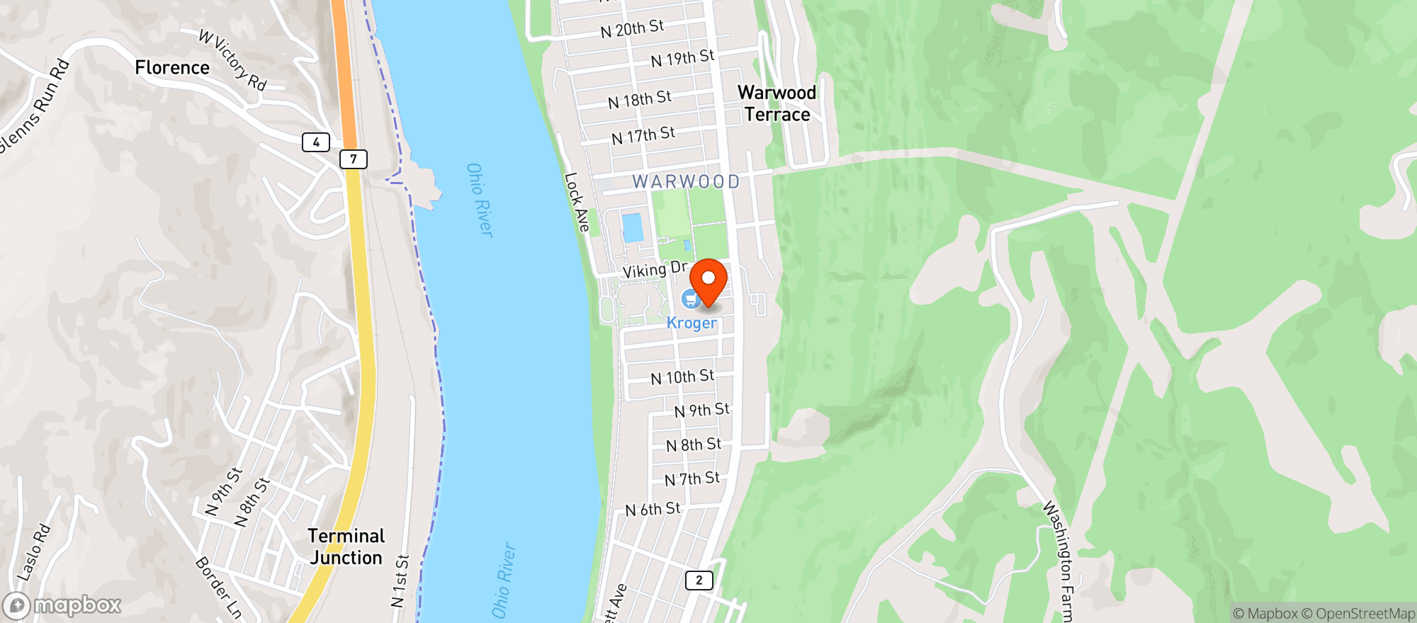 Map showing Smoker Friendly #20