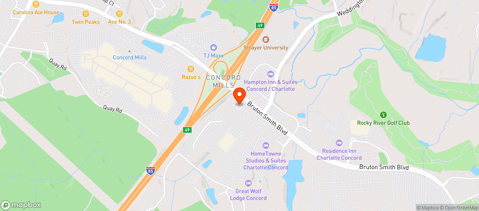 Map showing Raceway B P #3