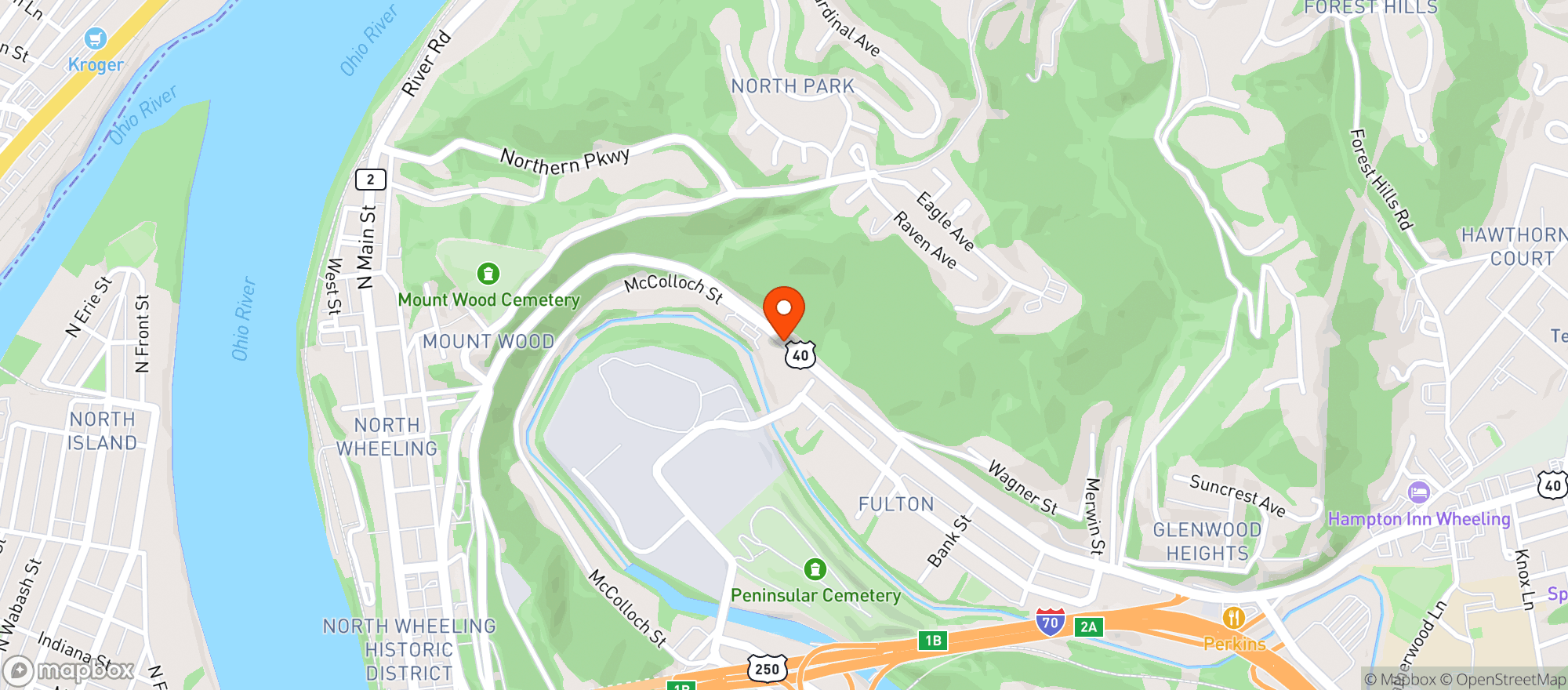 Map showing GENERATIONS RESTAURANT