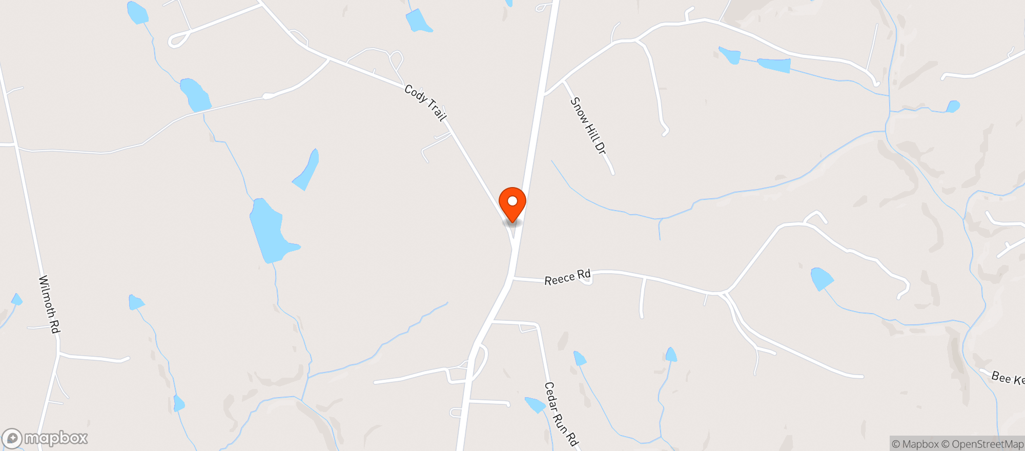 Map showing Dobson Go Mart