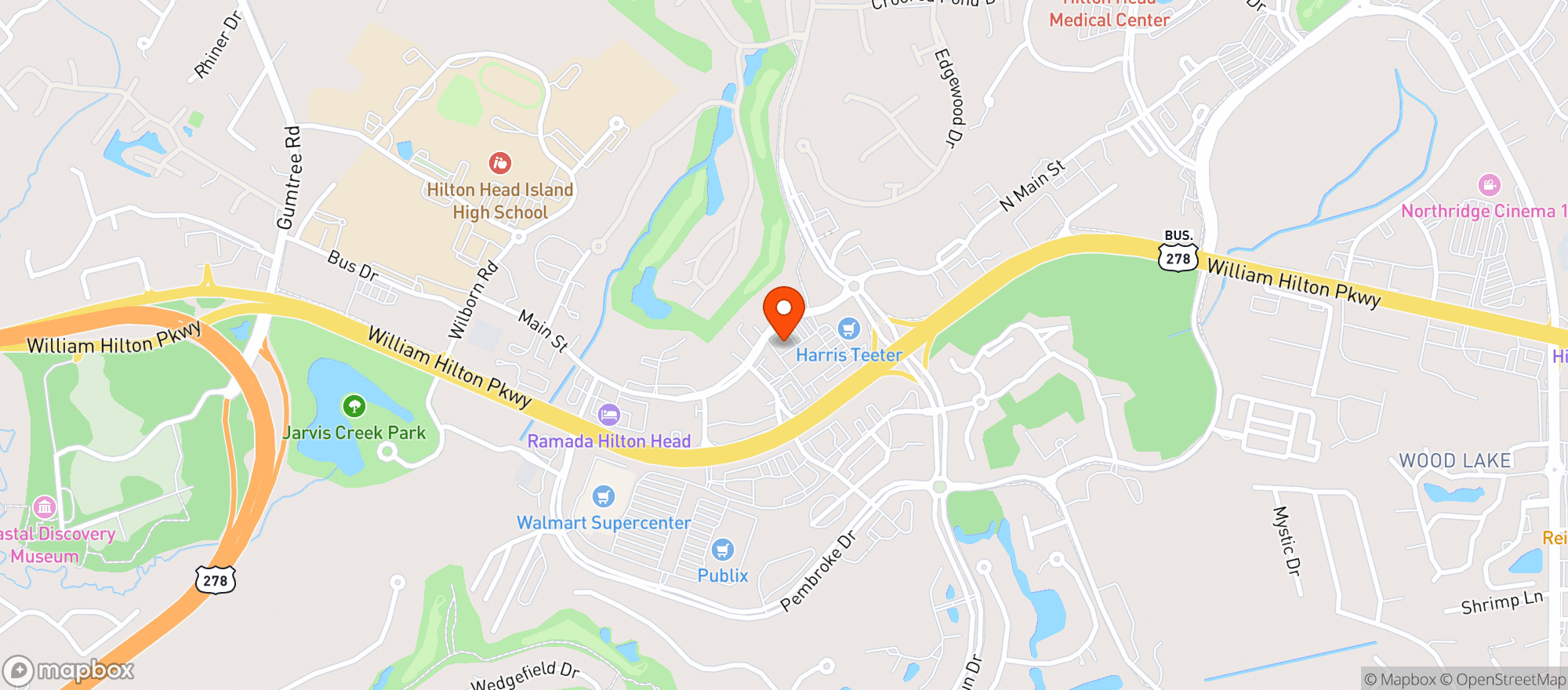 Map showing South Carolina Dispensary, Llc