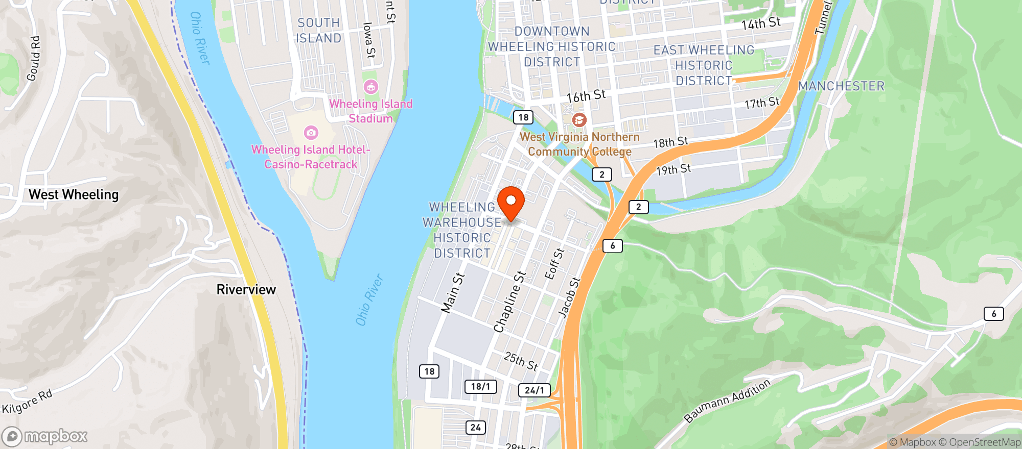Map showing Under The Elder Tree LLC