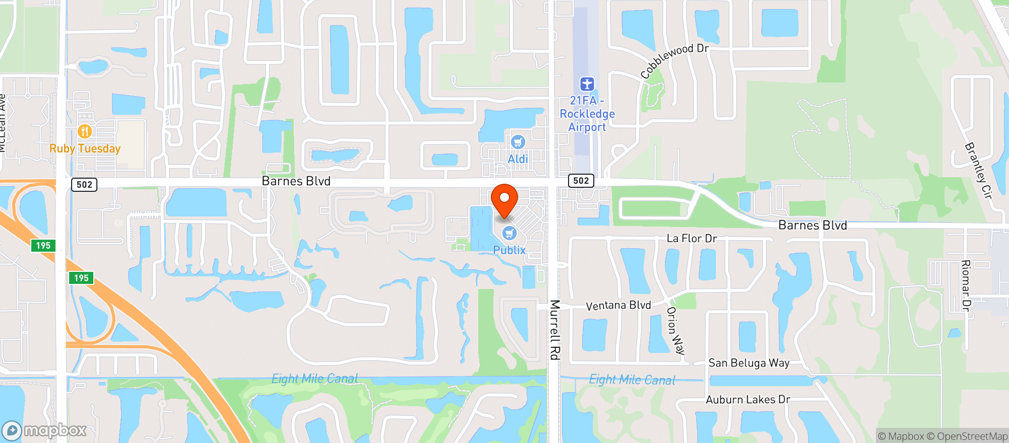 Map showing Gnc