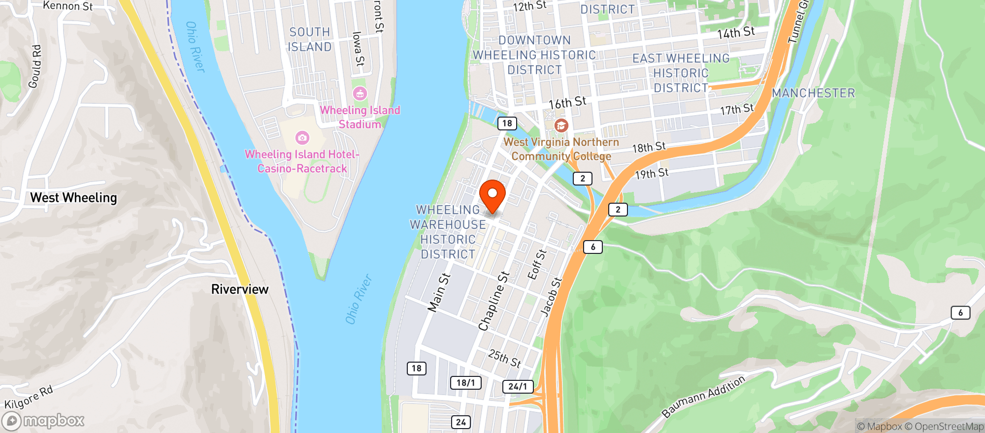 Map showing Drizzy's Tobacco Plus