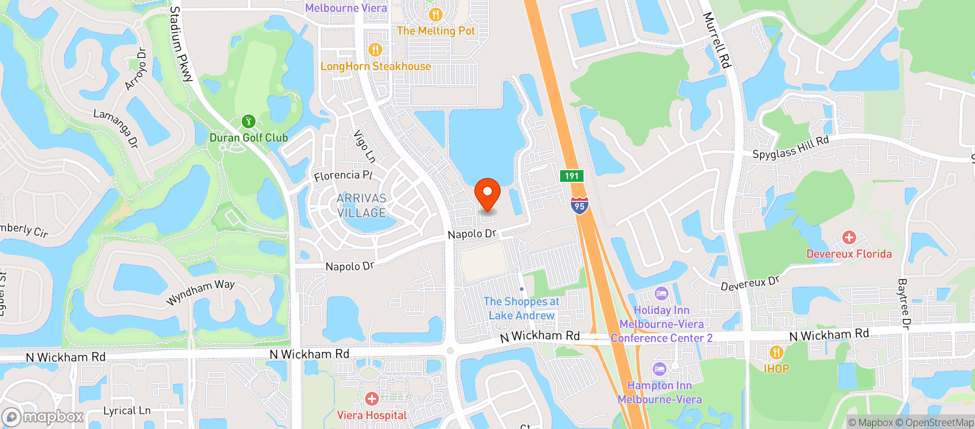 Map showing Walk-ons Sport Bistreaux