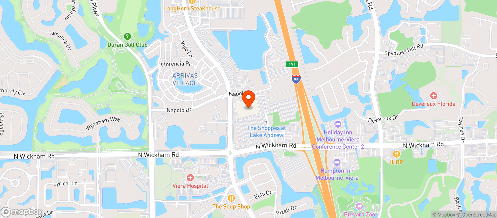 Map showing Walmart Supercenter