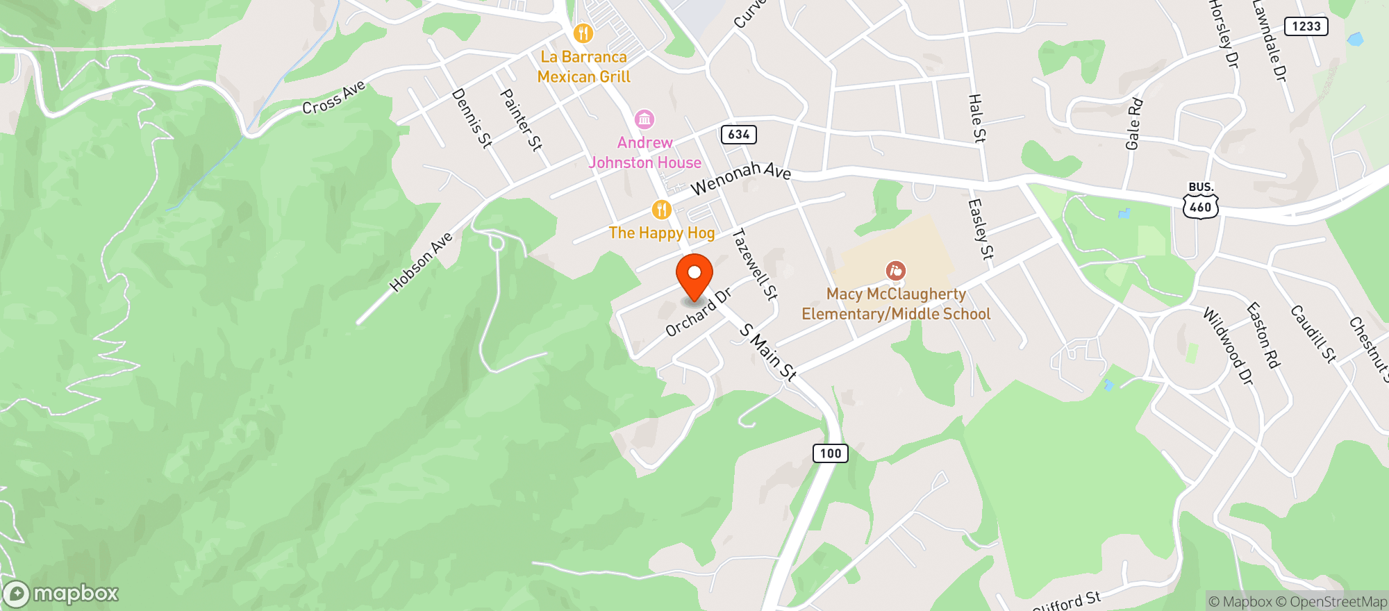 Map showing FOOD LION #130