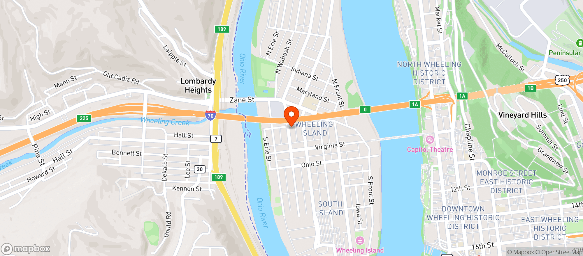 Map showing Smoker Friendly #21