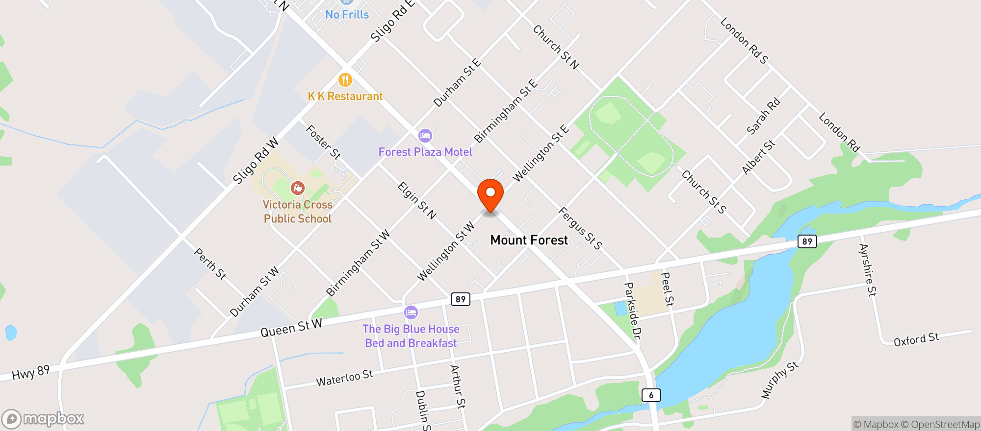 Map showing Foodland #3355