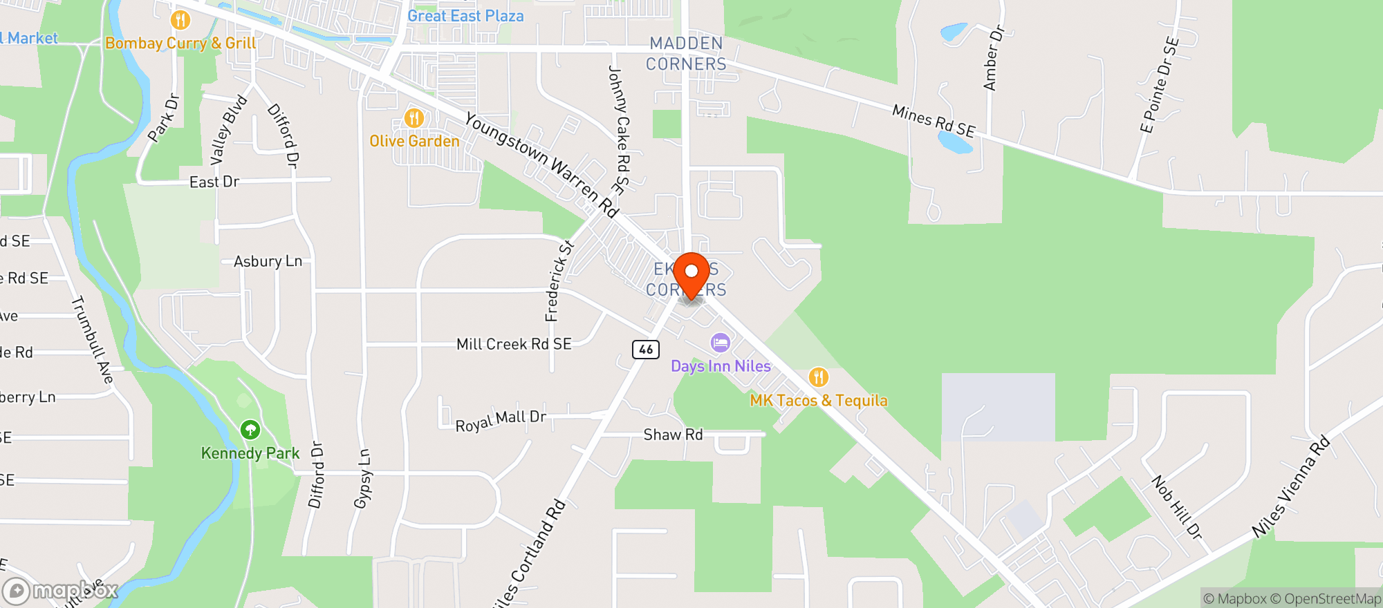 Map showing Get Go #3214