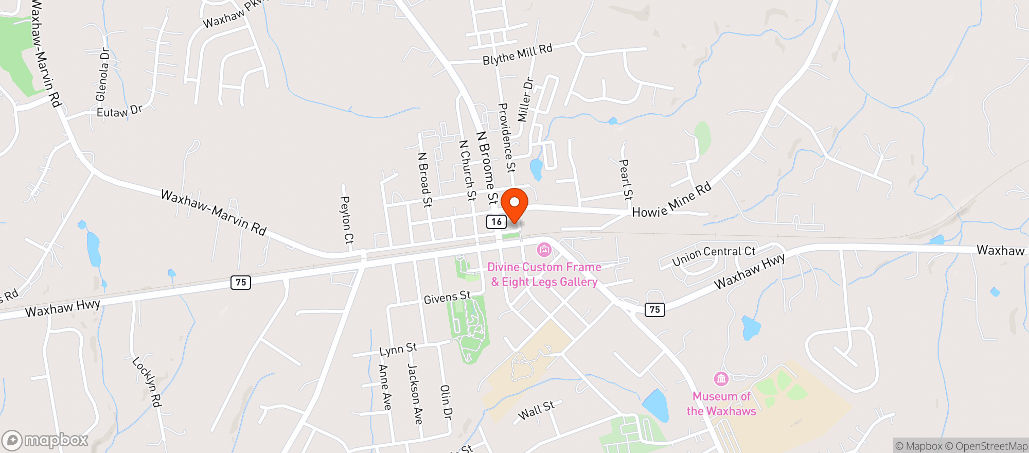 Map showing Middle James Brewing Company