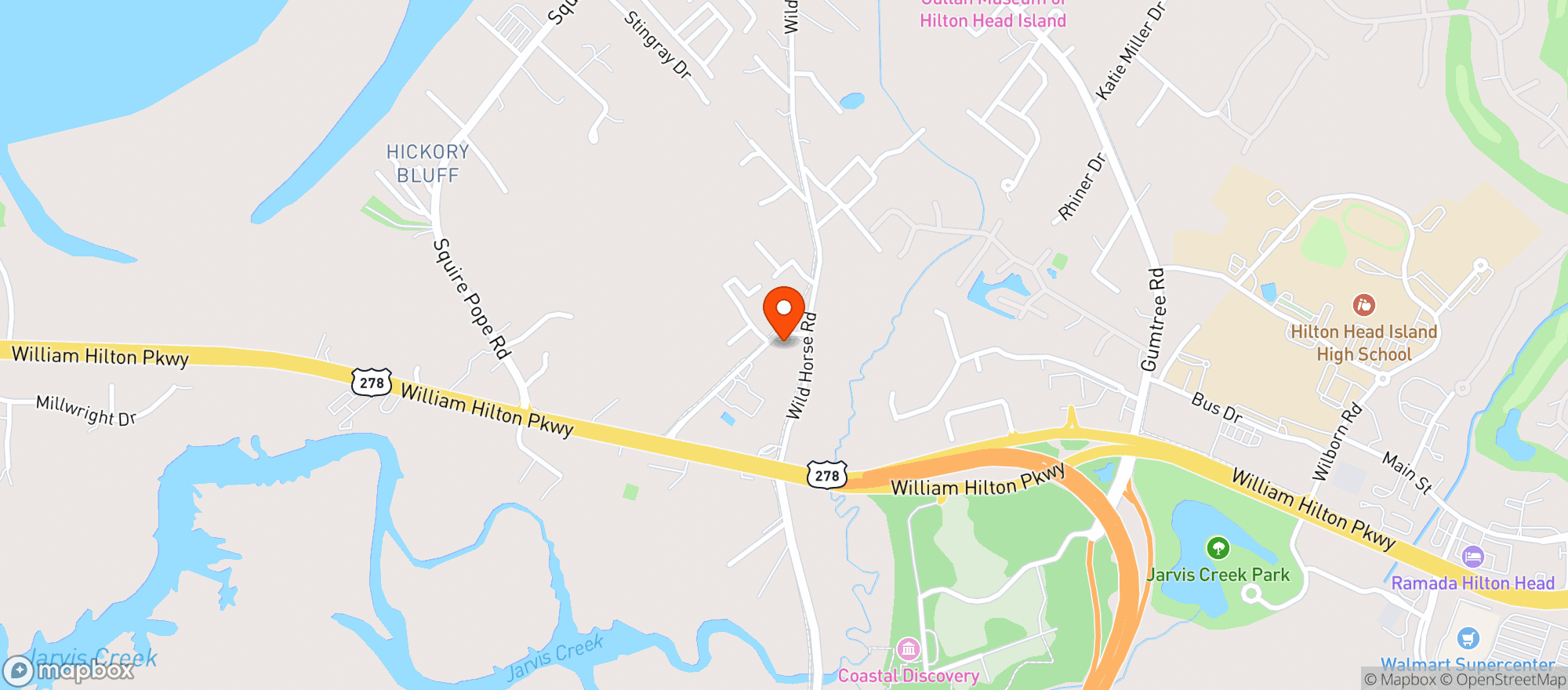 Map showing The Road