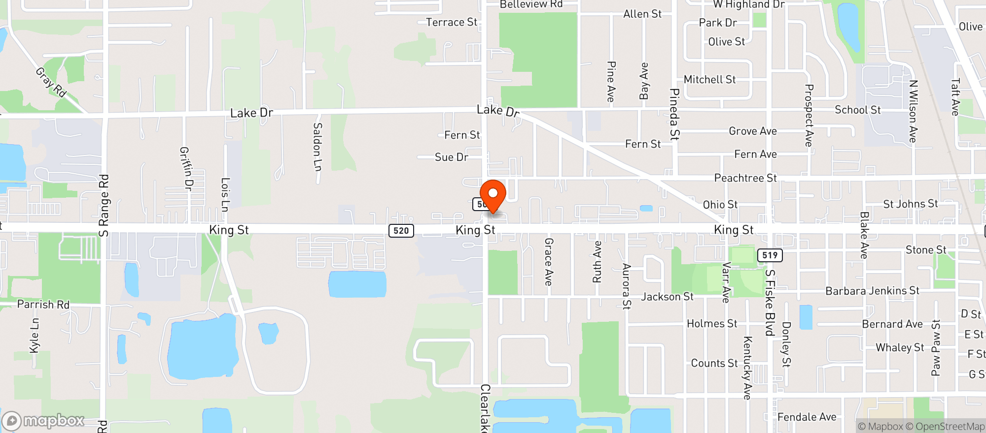 Map showing Cumberland Farms #9774