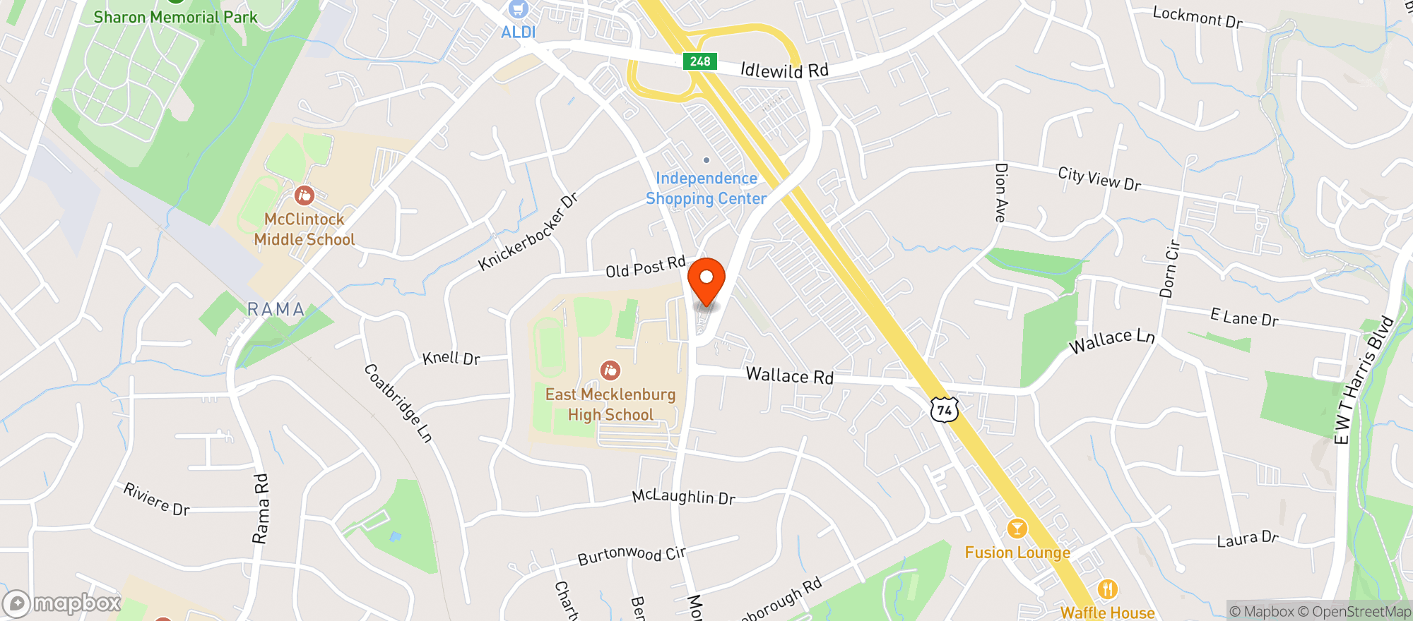 Map showing Edge City Brewery