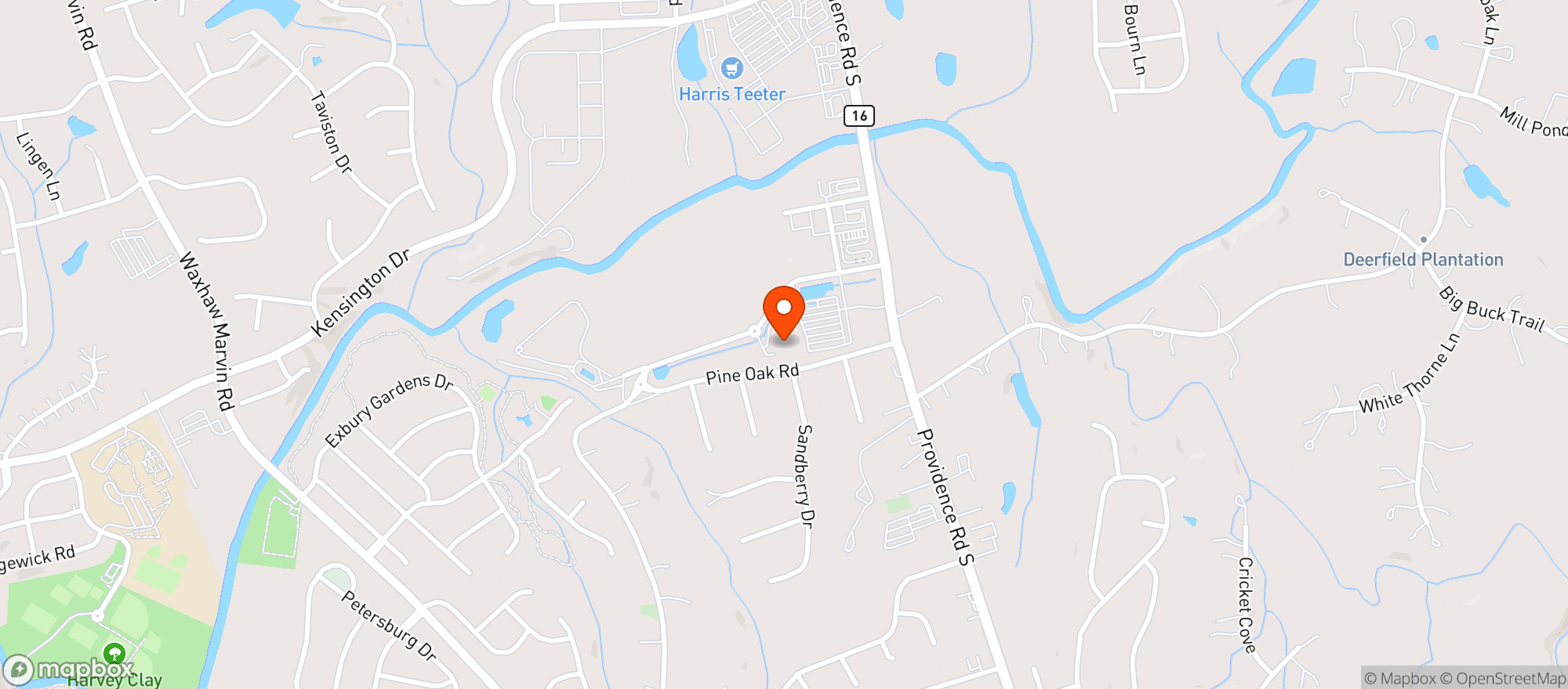 Map showing Lowes Foods 291