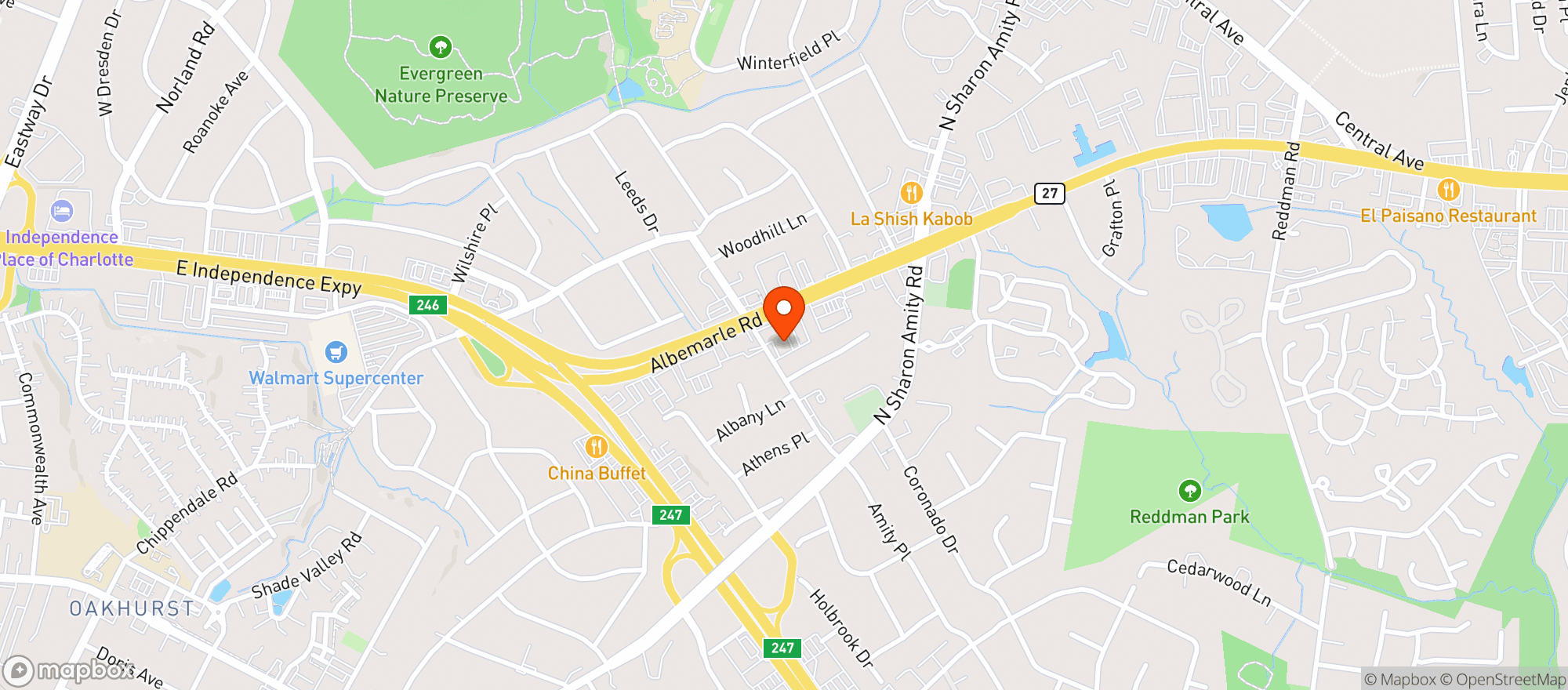 Map showing Steamers Restaurant & Pub