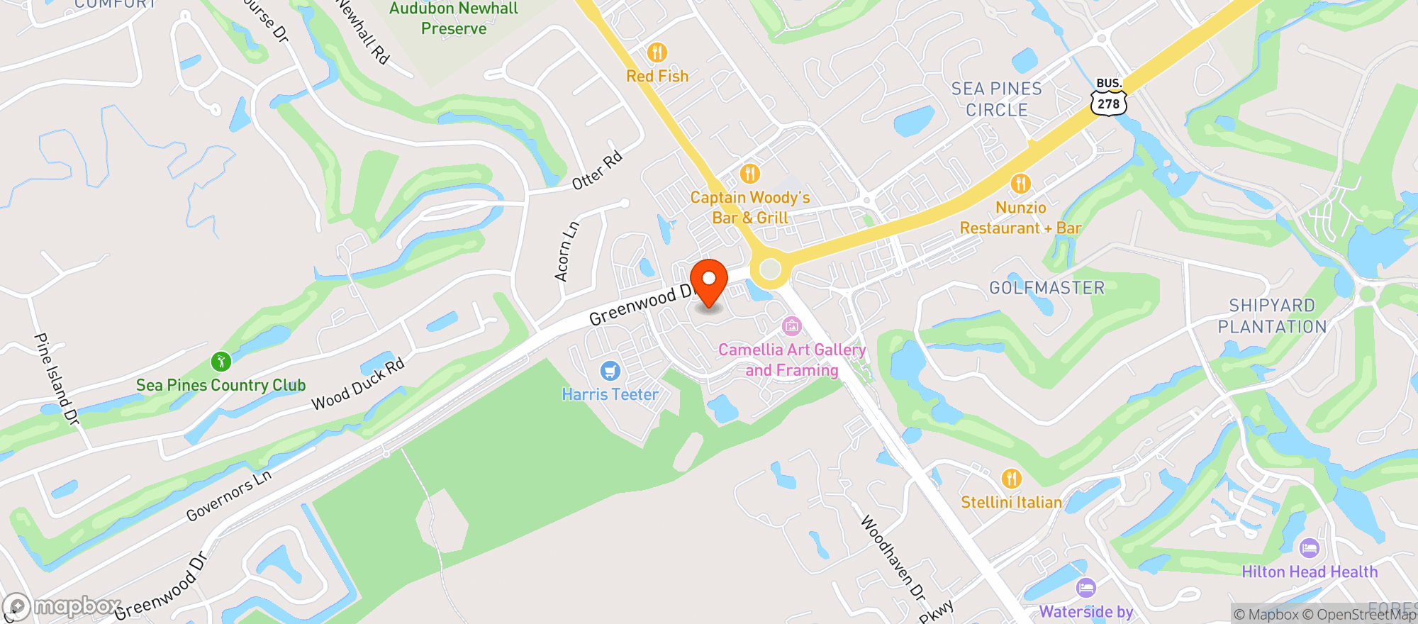 Map showing REILLEY S SOUTH EN (CHS)